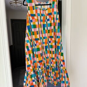 Wild and Pree Brooklyn Dress in Rainbow Rush Print, 2X